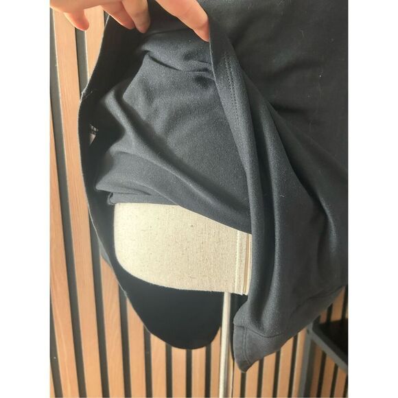 Eddie Bauer black active tennis dress skirt size extra small no shorts w pockets - Picture 6 of 6